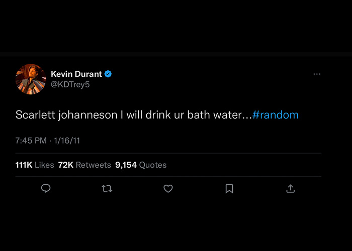 KD thirsts after Scarlett Johansson