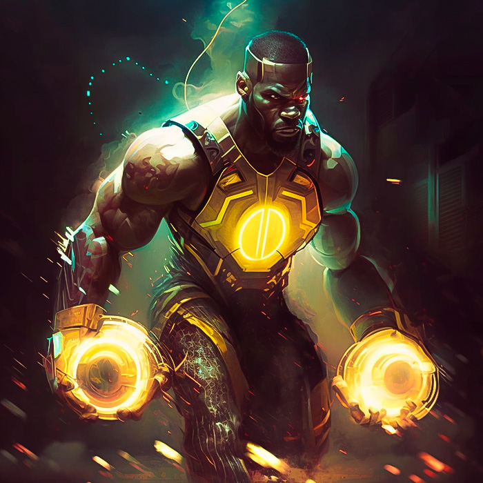 LeBron James as Iron Man