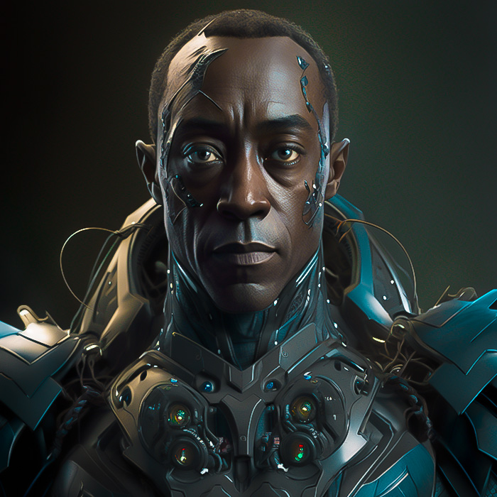 Midjourney Don Cheadle