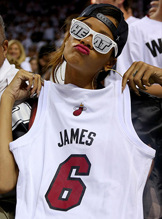 Rihanna Lebron James