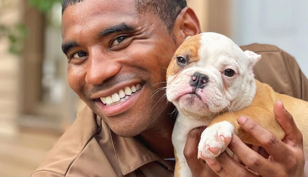 UPS Driver Dog Selfies