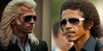 U.S. Presidents with a cool 80's Mullet