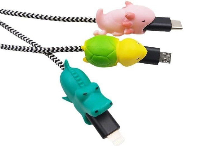 Cute Animal Charging Cord Protectors (36-Pack) - Universal Fit for All Chargers & Cables, Prevent Fraying & Extend Cable Life, Vibrant Multicolor Design