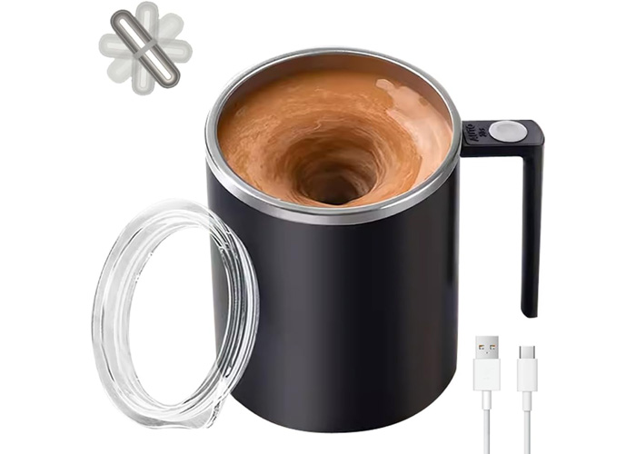 Self Stirring Mug,Self Stirring Coffee Mug,Suitable for Coffee, Milk, Cocoa and Other Beverages